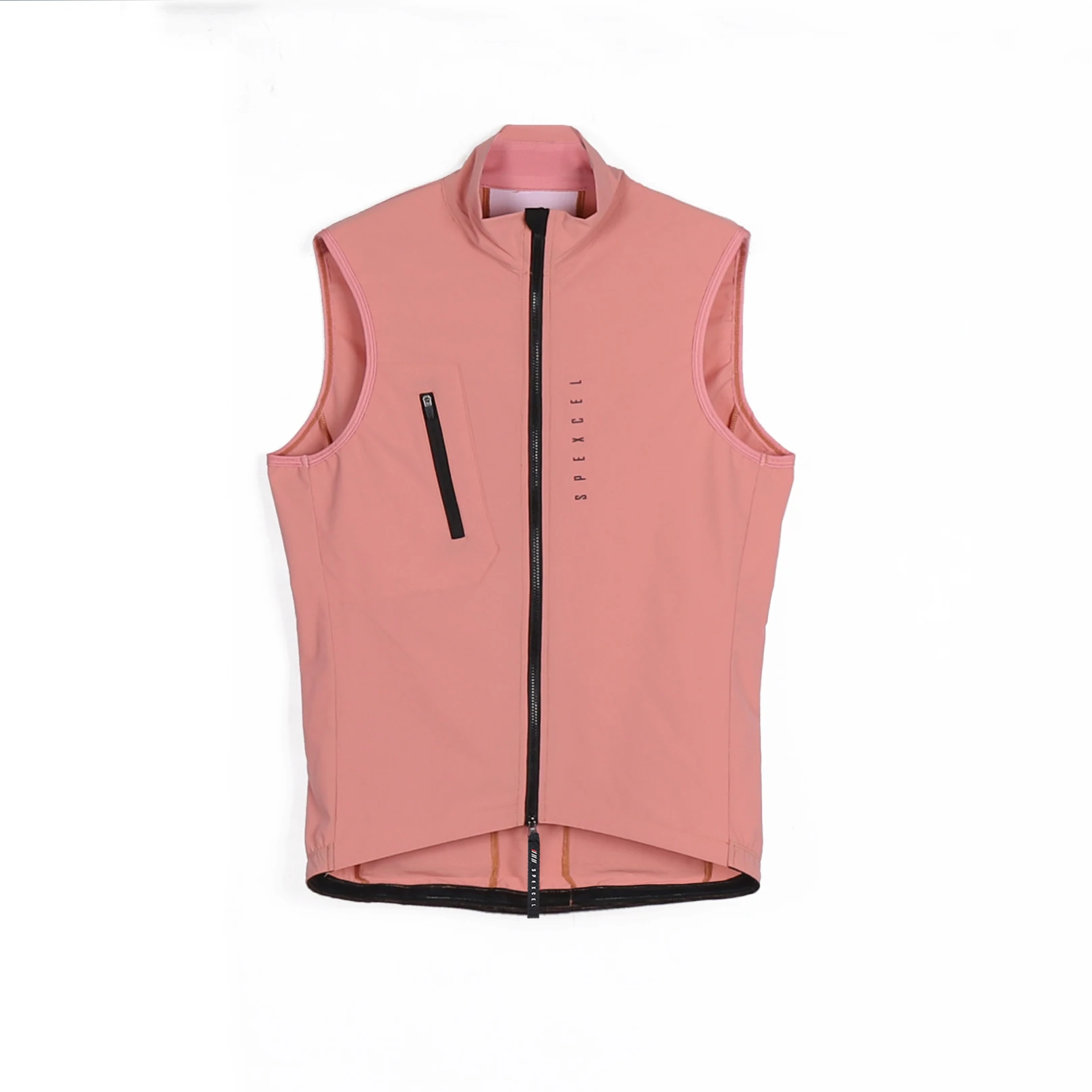 SPEXCEL All Season Classic Lightweight Windproof cycling Vest Men's Wind Jacket Stretch fabric With Two Way Zipper