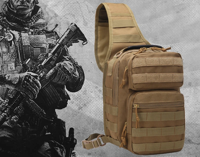 Tactical Chest Bag Single Shoulder Messenger Bags Outdoor Camouflage Travel Backpack Men Women