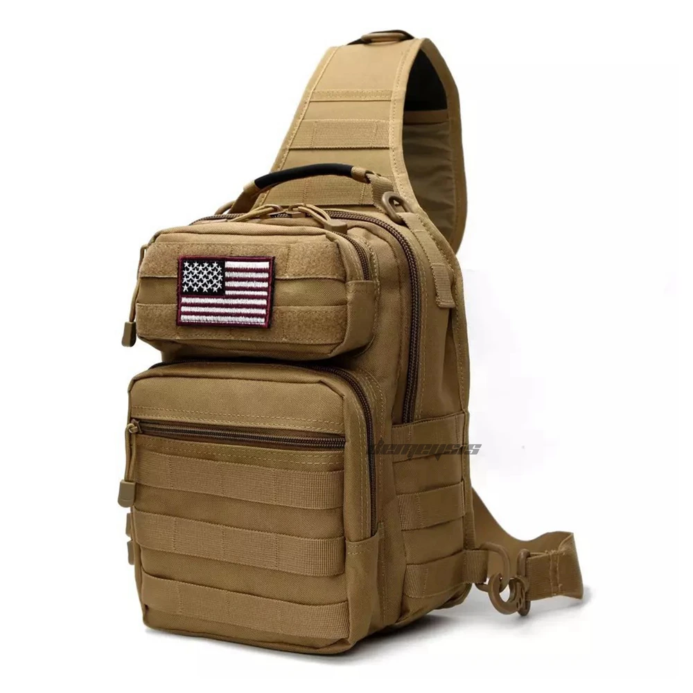 Tactical Chest Bag Single Shoulder Messenger Bags Outdoor Camouflage Travel Backpack Men Women