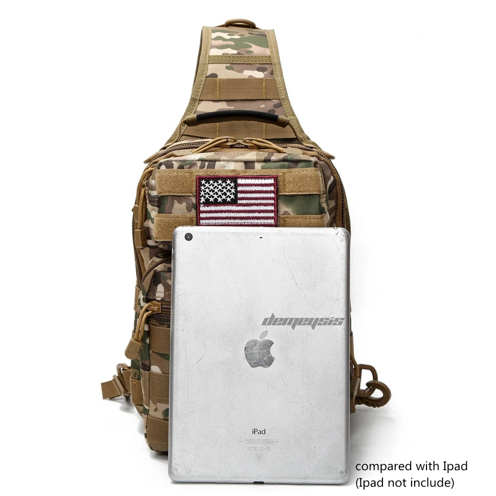 Tactical Chest Bag Single Shoulder Messenger Bags Outdoor Camouflage Travel Backpack Men Women