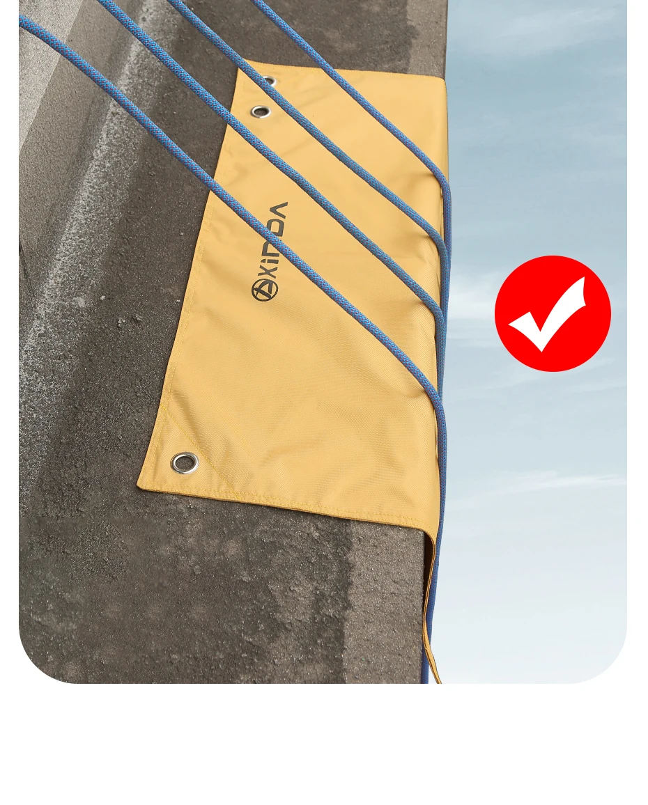 Xinda Outdoor Rock Climbing Mountaineering Rope Mat Equipment Storage Mat Rope Anti-wear Mat Protective Rope