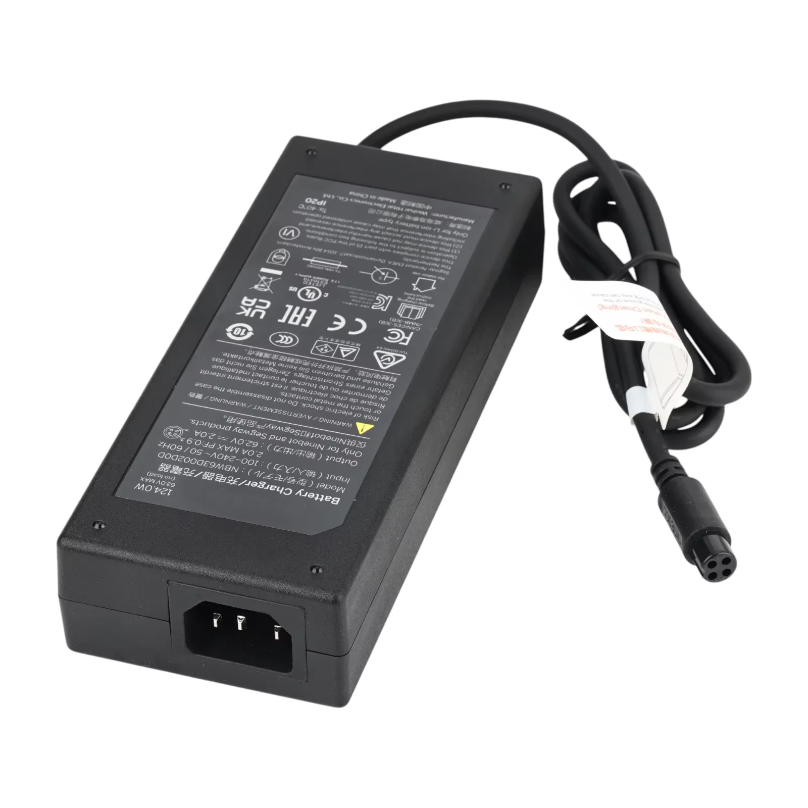 124W 63V Quick Charger For Ninebot Gokart Mini Pro S Max Balanced Vehicle Skateboard Fast Charging Accessories