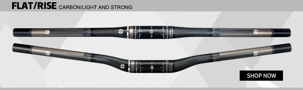 TOSEEK Bicycle Handlebar Stem 28.6-31.8mm Aluminum + Carbon Stem Angle6 17 Mtb Handlebar Stem MTB Stem Spare Parts For Bicycle