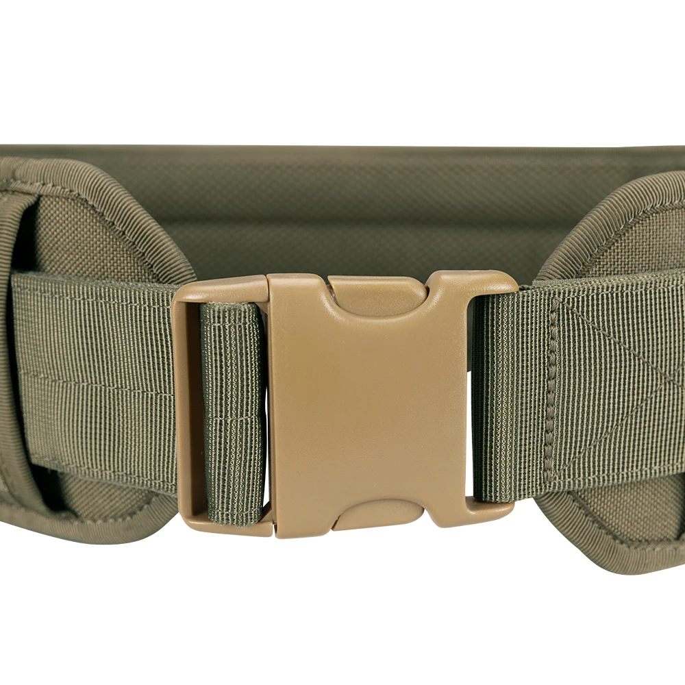 Tactical Battle Belt Adjustable Airsoft Waist Belt Quick Release Buckle Outdoor Hunting Paintball Padded Thickened Widened Waist