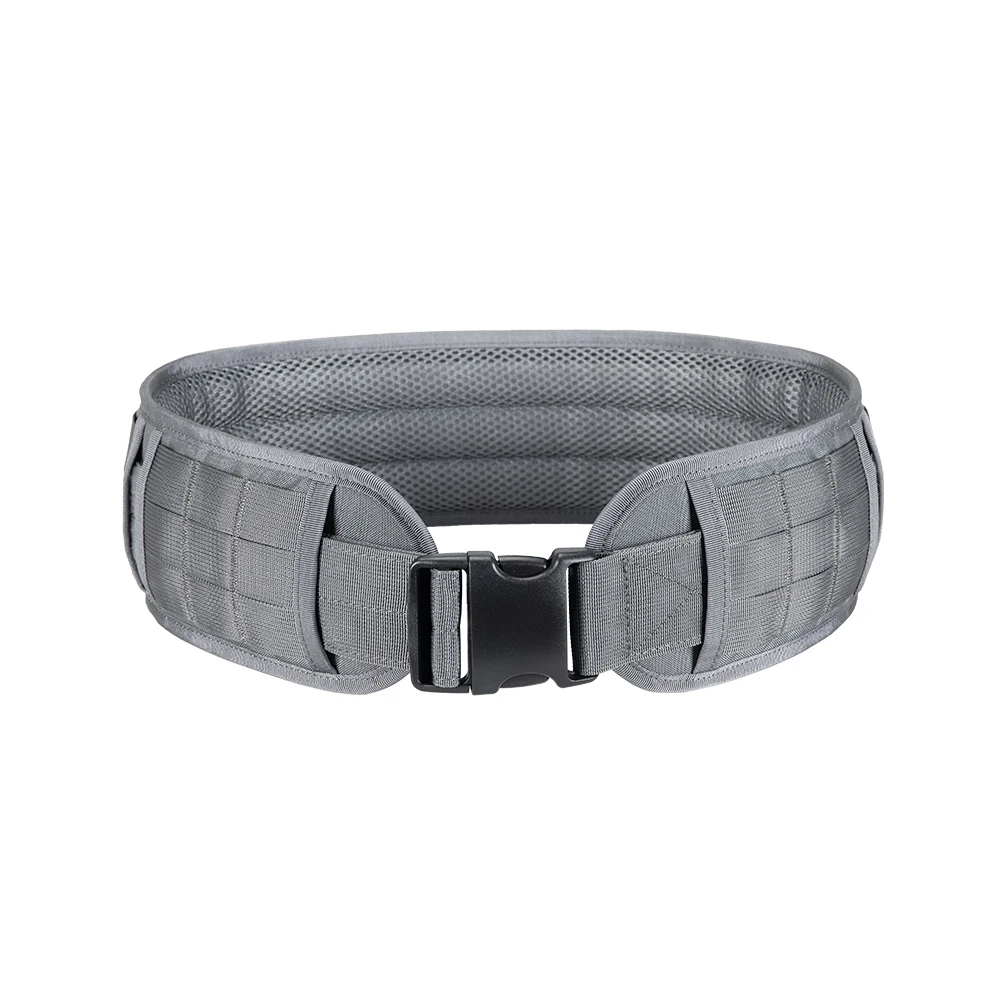 Tactical Battle Belt Adjustable Airsoft Waist Belt Quick Release Buckle Outdoor Hunting Paintball Padded Thickened Widened Waist