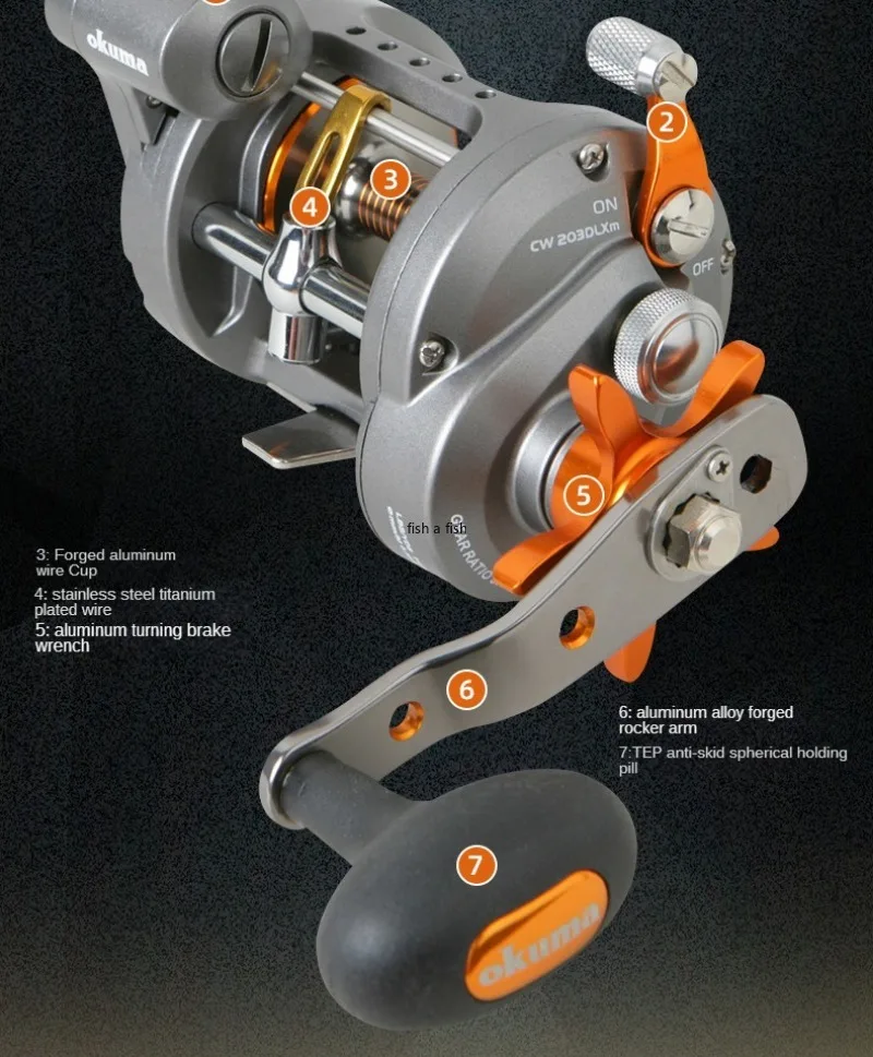 Okuma Cold Water Ice Fishing Reel