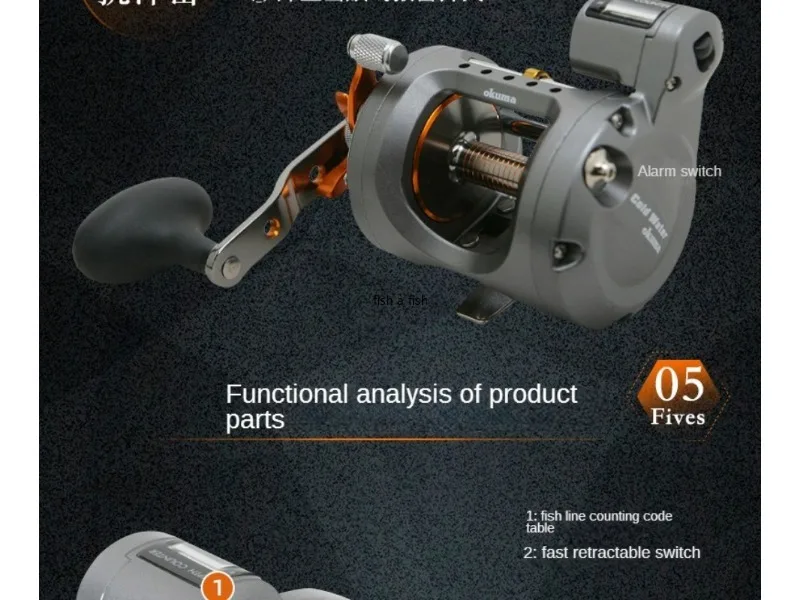 Okuma Cold Water Ice Fishing Reel