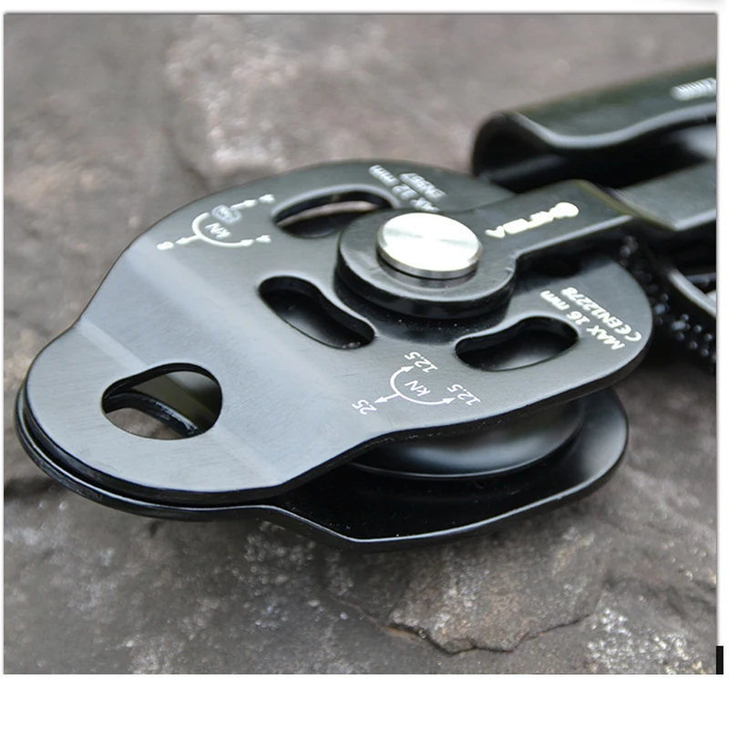 Climbing Pulley Professional Lift Accessory Convenient Sturdy Practical Load-bearing Ascender Lifter Equipment
