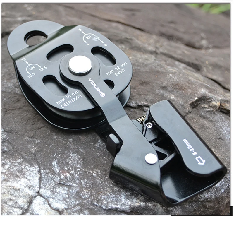 Climbing Pulley Professional Lift Accessory Convenient Sturdy Practical Load-bearing Ascender Lifter Equipment