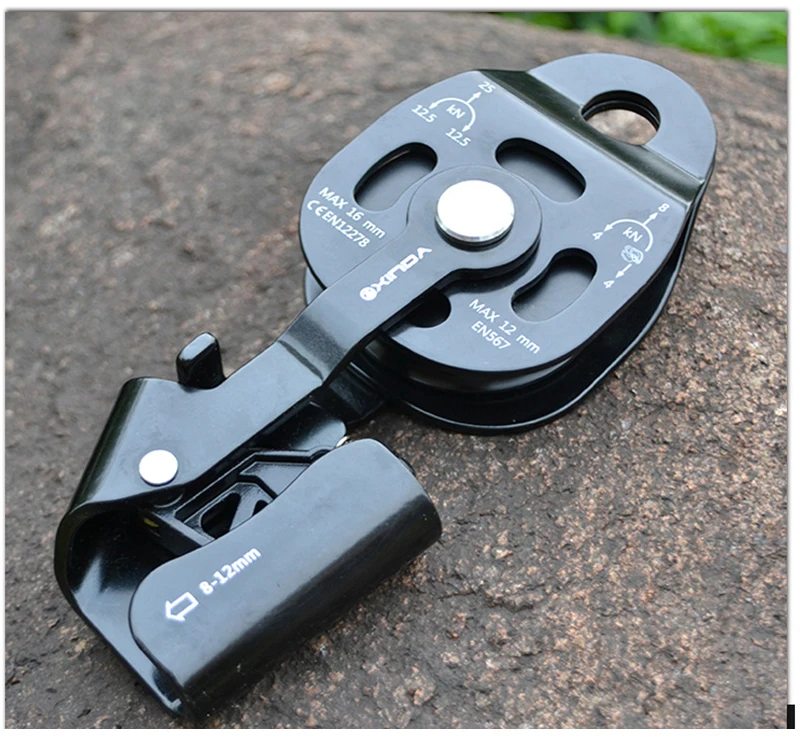 Climbing Pulley Professional Lift Accessory Convenient Sturdy Practical Load-bearing Ascender Lifter Equipment