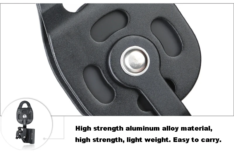 Climbing Pulley Professional Lift Accessory Convenient Sturdy Practical Load-bearing Ascender Lifter Equipment