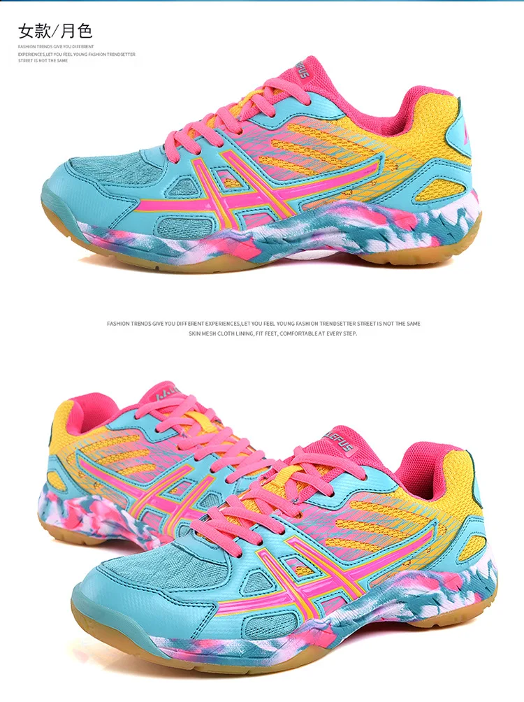 Men Badminton Shoes Pickleball Shoes Court Tennis Badminton Sneaker for Women Men Athletic Training Racketball Squash Volleyball