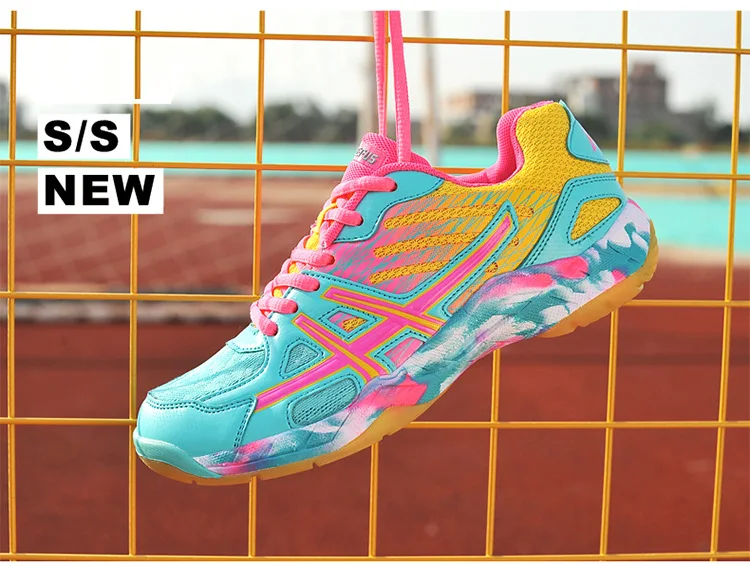 Men Badminton Shoes Pickleball Shoes Court Tennis Badminton Sneaker for Women Men Athletic Training Racketball Squash Volleyball