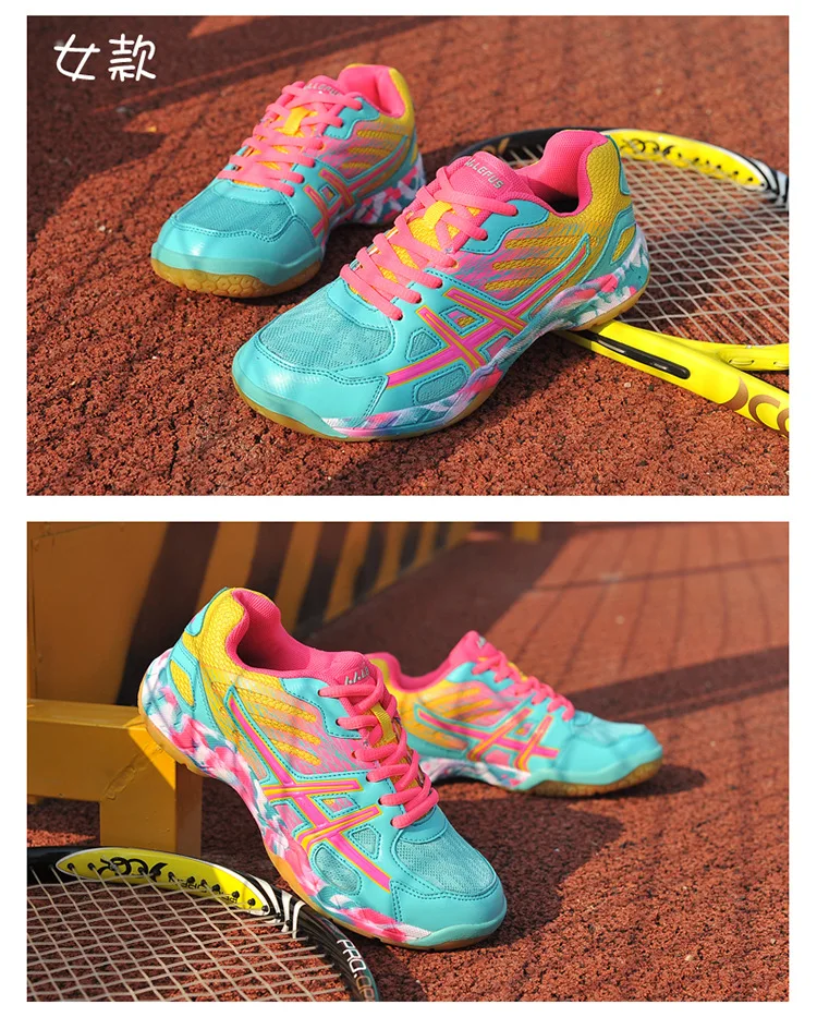 Men Badminton Shoes Pickleball Shoes Court Tennis Badminton Sneaker for Women Men Athletic Training Racketball Squash Volleyball