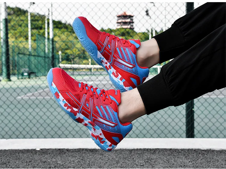 Men Badminton Shoes Pickleball Shoes Court Tennis Badminton Sneaker for Women Men Athletic Training Racketball Squash Volleyball