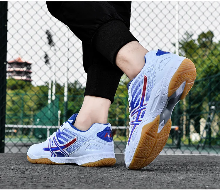 Men Badminton Shoes Pickleball Shoes Court Tennis Badminton Sneaker for Women Men Athletic Training Racketball Squash Volleyball