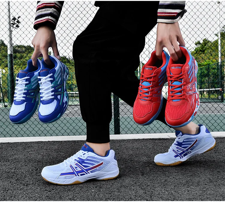 Men Badminton Shoes Pickleball Shoes Court Tennis Badminton Sneaker for Women Men Athletic Training Racketball Squash Volleyball