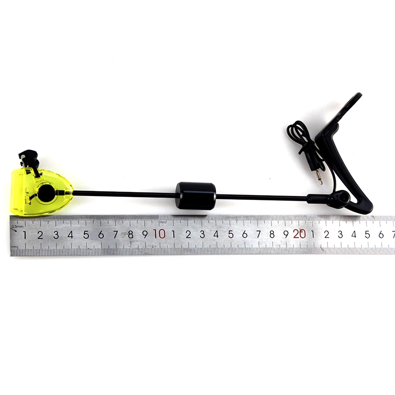 Fishing Swingers Set LED Illuminated Fishing Bite Indicator Fishing Tackle in Zipped Case Outdoor Swing Signal Receiver