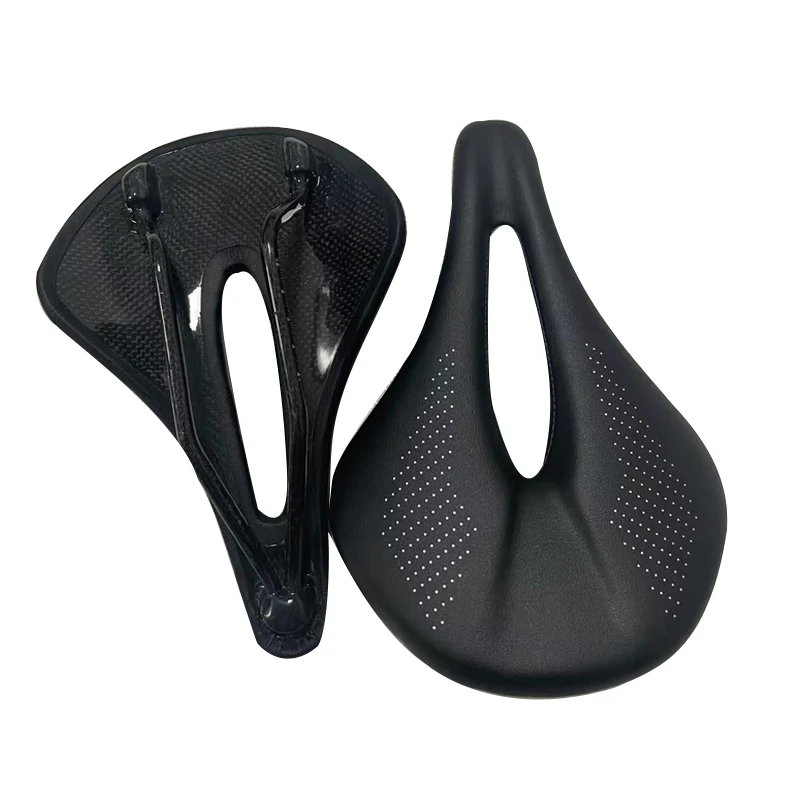 Super Light Full Carbon Saddle MTB/Road Bike Saddle Carbon Rails Bicycle Seat 240*143/155mm
