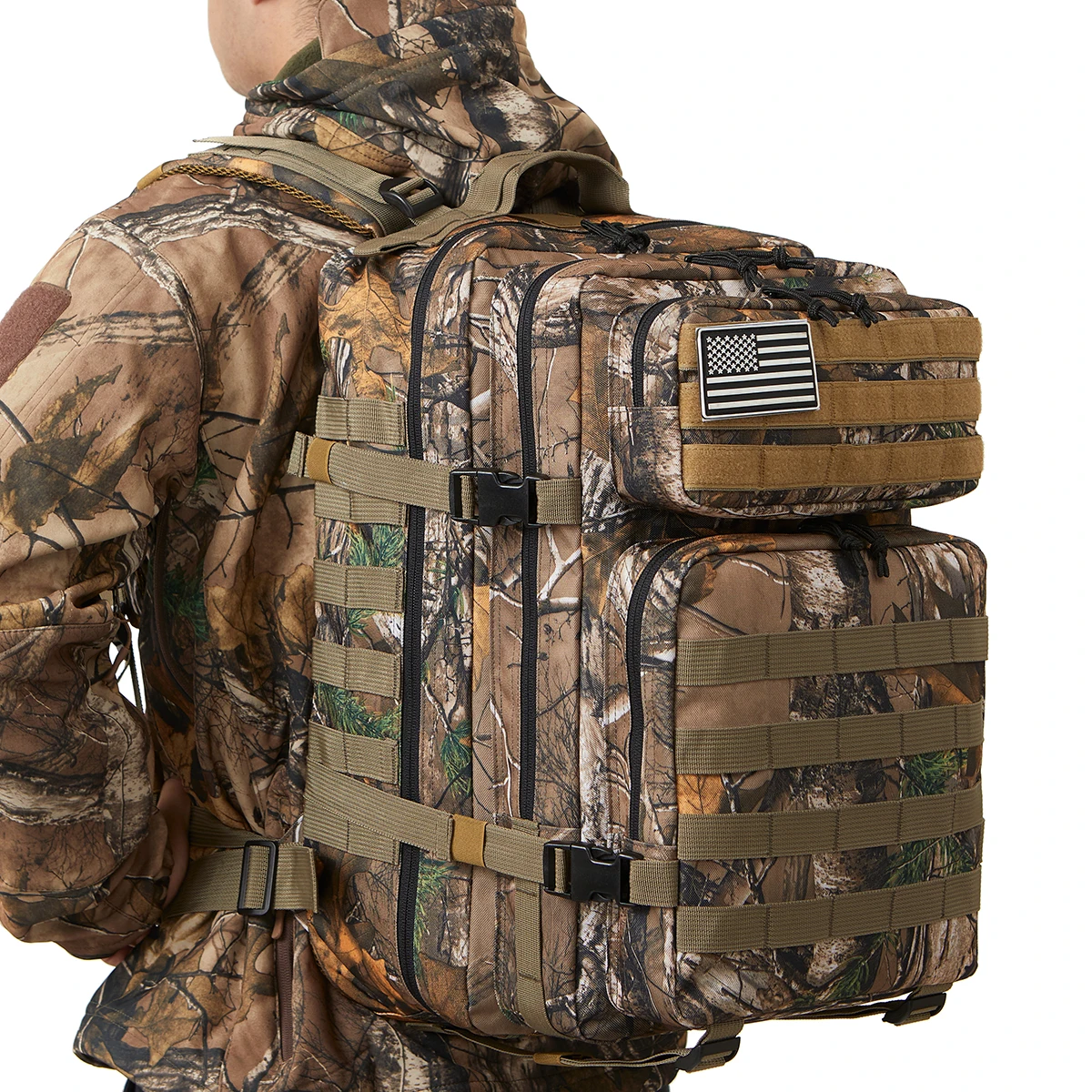 Tactical Backpacks Outdoor 45L Large Capacity Man 3 Days Molle Hking Bags For Outdoor Trekking Camping Backpack