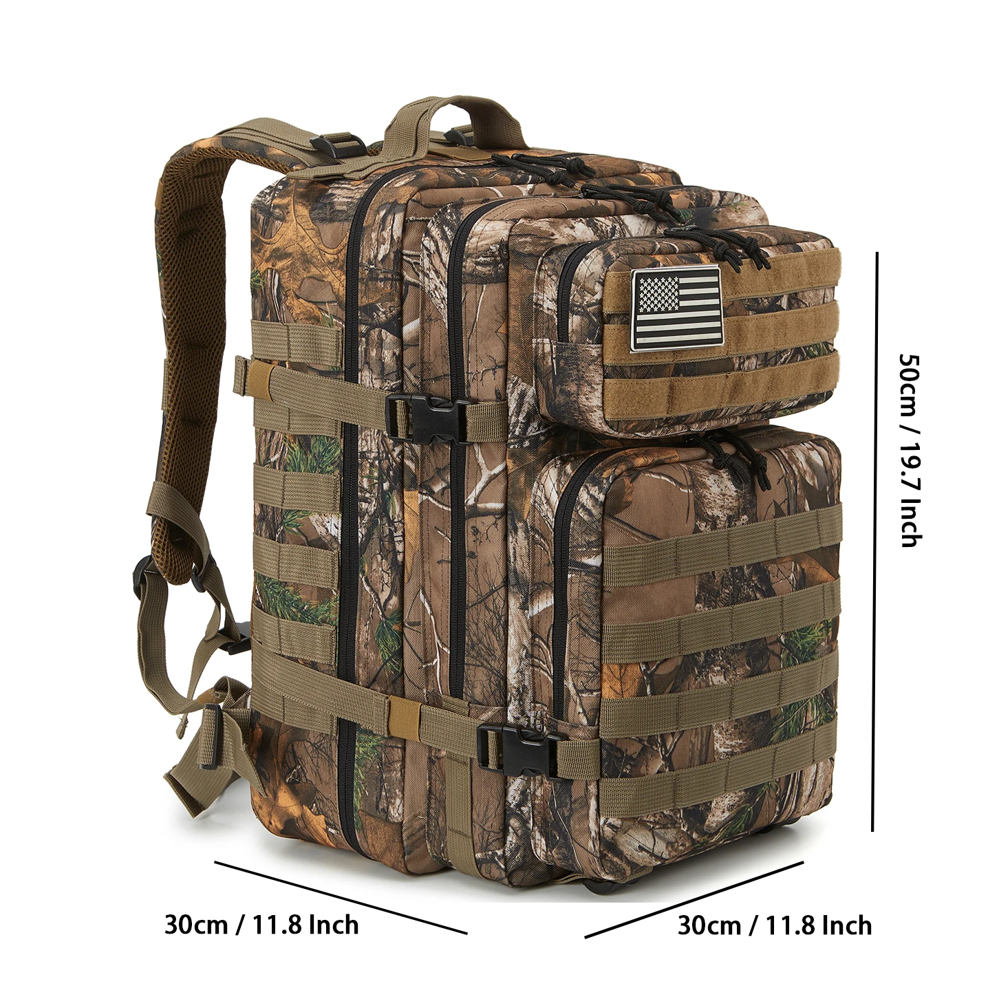 Tactical Backpacks Outdoor 45L Large Capacity Man 3 Days Molle Hking Bags For Outdoor Trekking Camping Backpack