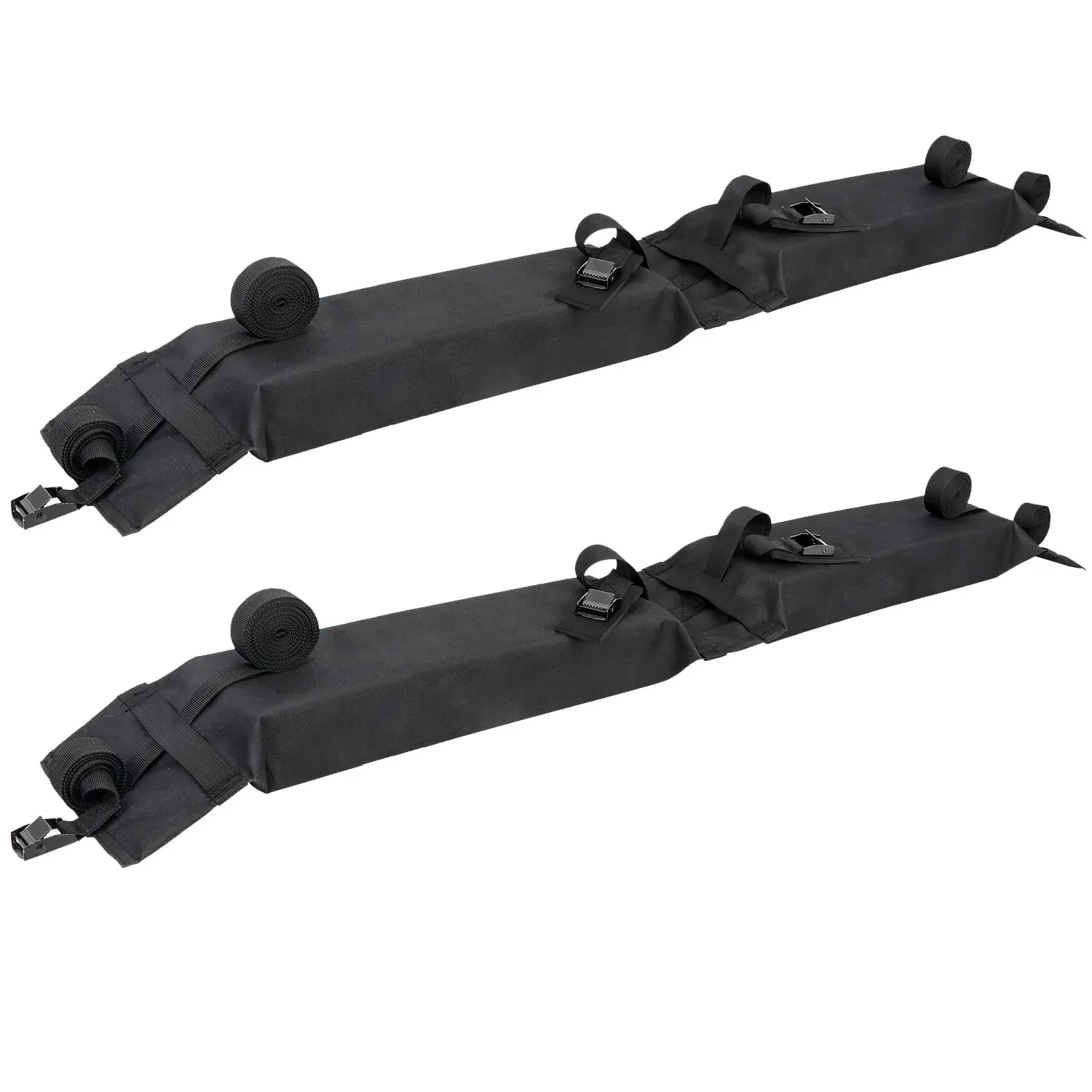 Universal Soft Roof Racks Foldable Car Roof Racks Top Luggage Carrier Rack 600D Oxford Car Surf Long Roof Rack Pads