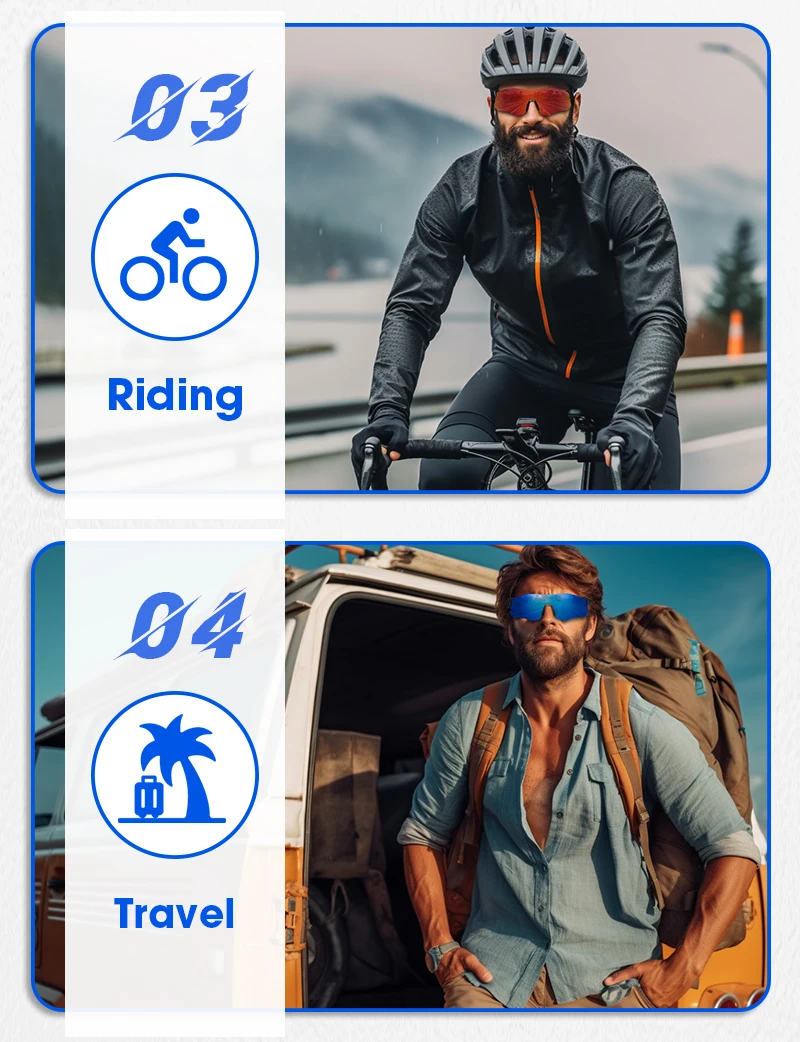 Kapvoe Purple Photochromic Running Sunglasses Outdoor Sports Bike Marathon Cycling Glasses Mountain Bicycle Goggles Eyewear