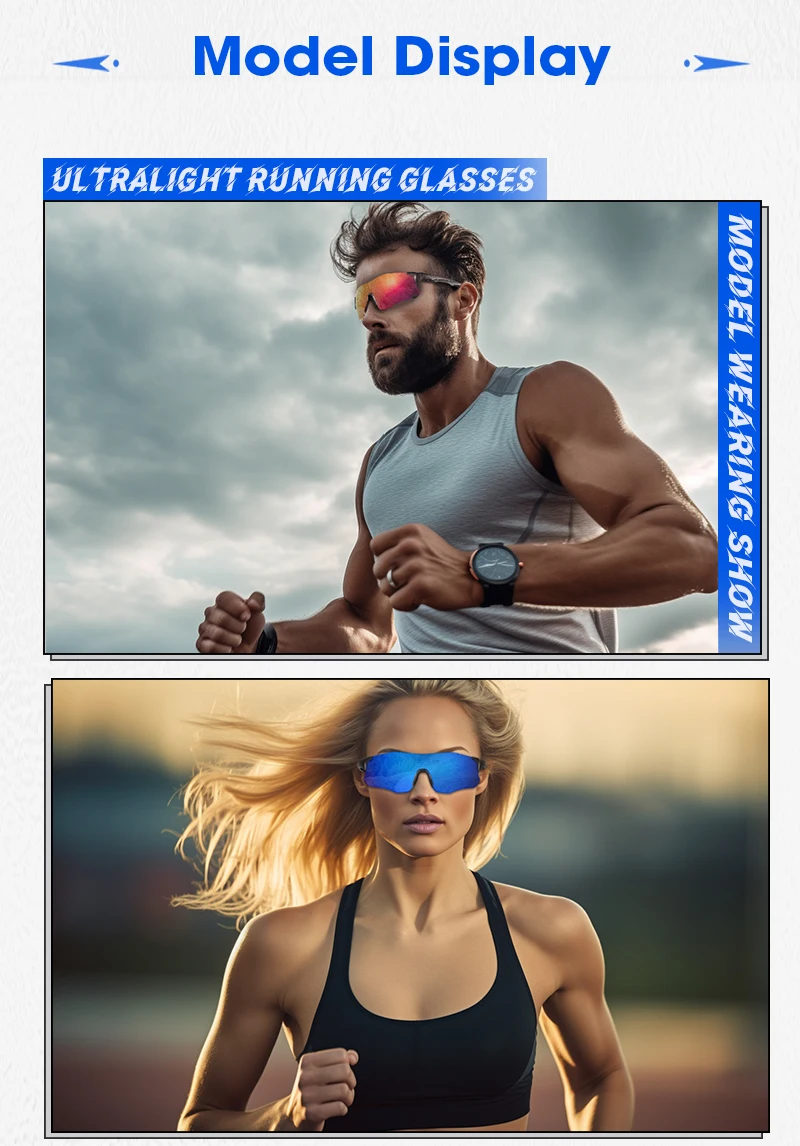 Kapvoe Purple Photochromic Running Sunglasses Outdoor Sports Bike Marathon Cycling Glasses Mountain Bicycle Goggles Eyewear