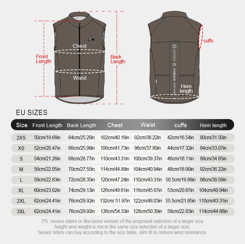 INBIKE Women's Cycling Vest Sleeveless Running Rain Jacket Lightweight MTB Biking Clothing Windbreakers Reflective With Pockets