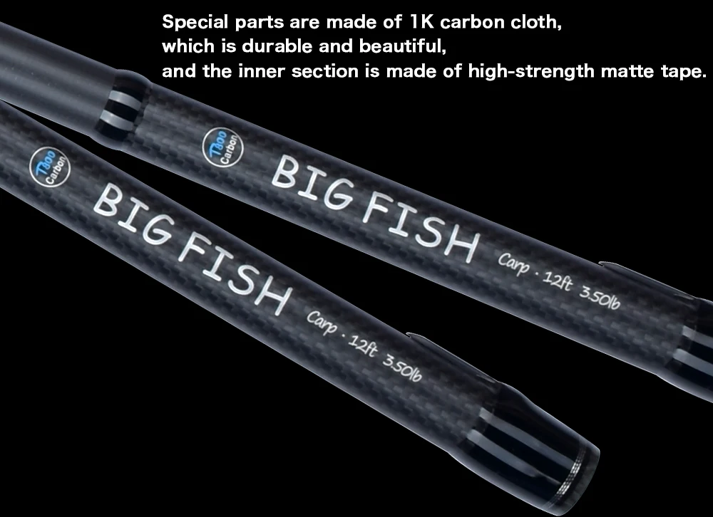 BIUTIFU BIGFISH Carp Surfcasting Fishing Rod 3.0/3.6/3.9/4.2/4.5m T800Carbon 3.5lb Shore Casting 40-200g Spinning Hard Rock Pole