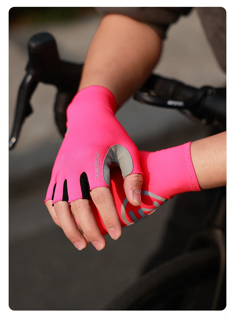 INBIKE 2024 Cycling Gloves Gel Padded for Men Autumn Winter Fleece Road Bike Gloves MTB Full Finger Touchscreen Bike Accessories