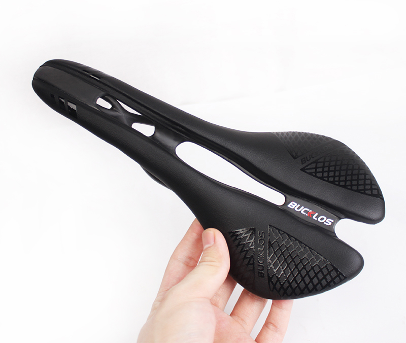 BUCKLOS 280*130mm Bicycle Saddle Lightweight Carbon Bike Seat Cushion 117g Ultralight Mtb Seat Hollow Road Bike Saddle