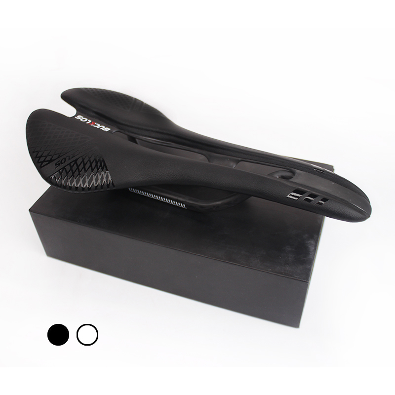 BUCKLOS 280*130mm Bicycle Saddle Lightweight Carbon Bike Seat Cushion 117g Ultralight Mtb Seat Hollow Road Bike Saddle