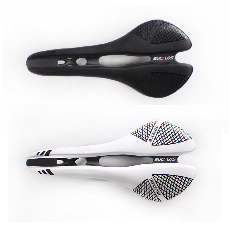 BUCKLOS 280*130mm Bicycle Saddle Lightweight Carbon Bike Seat Cushion 117g Ultralight Mtb Seat Hollow Road Bike Saddle