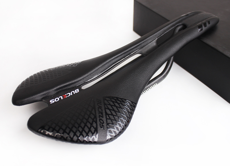 BUCKLOS 280*130mm Bicycle Saddle Lightweight Carbon Bike Seat Cushion 117g Ultralight Mtb Seat Hollow Road Bike Saddle