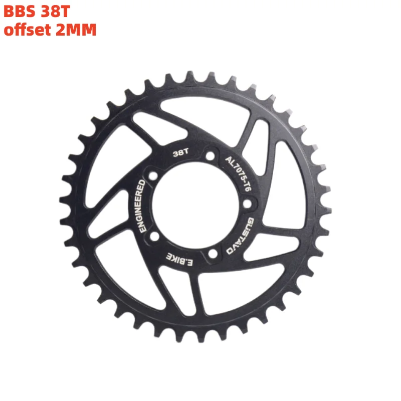 BAFANG 36T/38T/40T/42T/44T/46T/48T/52T Chain Wheel for BBS/BBSHD Mid-drive Motor CNC Chainring Sprocket Electric Bicycle Parts