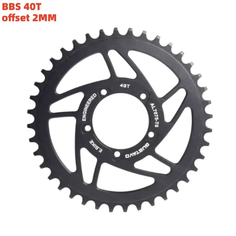 BAFANG 36T/38T/40T/42T/44T/46T/48T/52T Chain Wheel for BBS/BBSHD Mid-drive Motor CNC Chainring Sprocket Electric Bicycle Parts