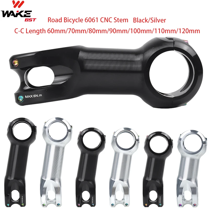 Wake Road Bike Stem 10 Degree CNC Aluminium Alloy 31.8mm for Road Bicycle Accessories Cycling