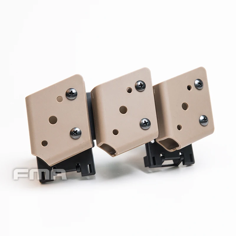 FMA IPSC USPSA IDPA Hunting Open Class Magazine Pouch Fit 9mm Competition Speed Pistol Mag Case Airsoft 3PCS Belt Holder