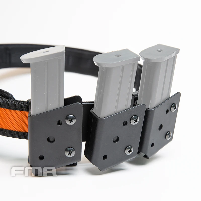 FMA IPSC USPSA IDPA Hunting Open Class Magazine Pouch Fit 9mm Competition Speed Pistol Mag Case Airsoft 3PCS Belt Holder
