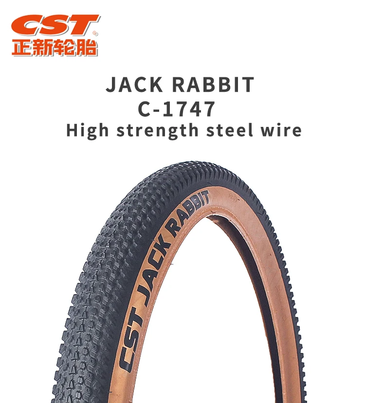 Mountain Bike Tire Parts Puncture Resistant Bicycle Tire Off Road Tire CST C1747Jack Rabbit 29x2.25, 26x2.1, 27.5x2.10, 2.25