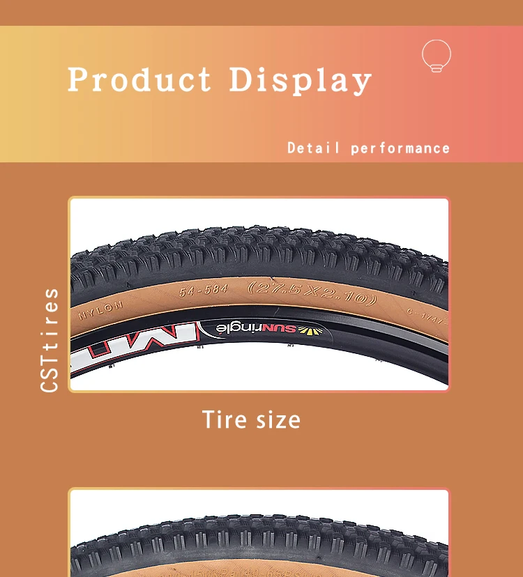 Mountain Bike Tire Parts Puncture Resistant Bicycle Tire Off Road Tire CST C1747Jack Rabbit 29x2.25, 26x2.1, 27.5x2.10, 2.25