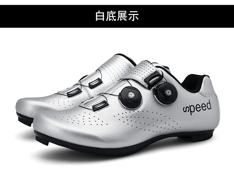 2023 New Men Cycling Shoes Lightweight And Breathable Road Lock Cycling Racing Shoes SPD Speed Cycling Sports Shoes Size 38-47