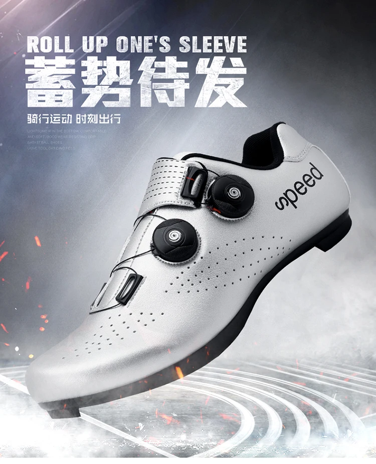 2023 New Men Cycling Shoes Lightweight And Breathable Road Lock Cycling Racing Shoes SPD Speed Cycling Sports Shoes Size 38-47