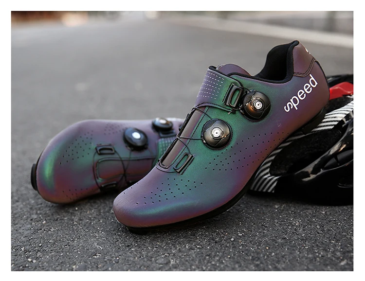 2023 New Men Cycling Shoes Lightweight And Breathable Road Lock Cycling Racing Shoes SPD Speed Cycling Sports Shoes Size 38-47