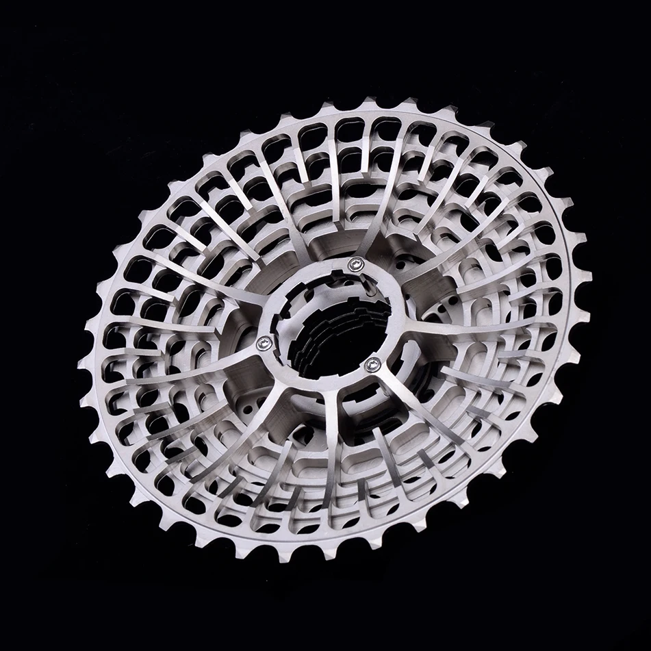 GOLDIX Ultralight Road Cassette 11S/12Speed Bicycle Freewheel 28T/32T/34T36T CNC Hollow Out Flywheel HyperGlide System