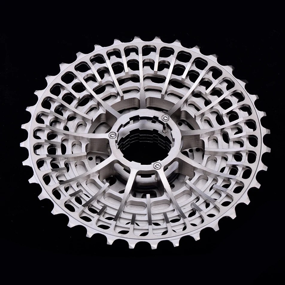 GOLDIX Ultralight Road Cassette 11S/12Speed Bicycle Freewheel 28T/32T/34T36T CNC Hollow Out Flywheel HyperGlide System
