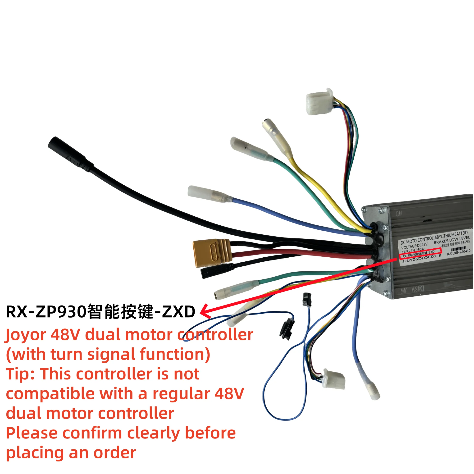 Original JOYOR S10 Dual motor Controller electric scooter S Series 48V 60V front rear motors Integrated controller spare parts