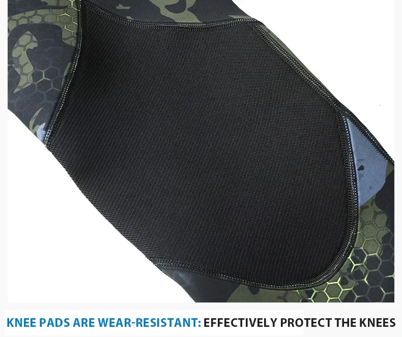 3mm Men Spearfishing Wetsuit Camouflage Neoprene One-piece Diving Suit For Scuba Free Diving Jumpsuit Cold Water Swimsuit