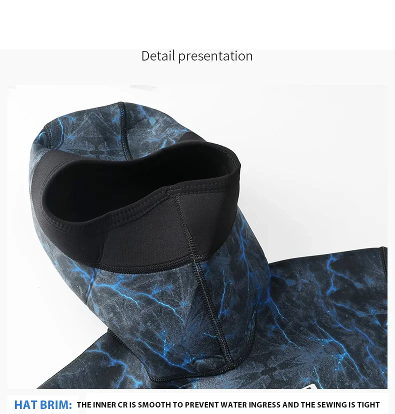 3mm Men Spearfishing Wetsuit Camouflage Neoprene One-piece Diving Suit For Scuba Free Diving Jumpsuit Cold Water Swimsuit